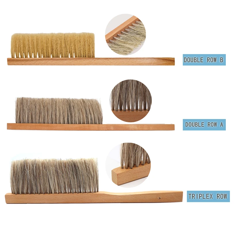 

Multi Wooden handle Beehive Cleaning Brush Bee Sweep Beekeeping Tools Single Row Bristles Beekeeper Equipment