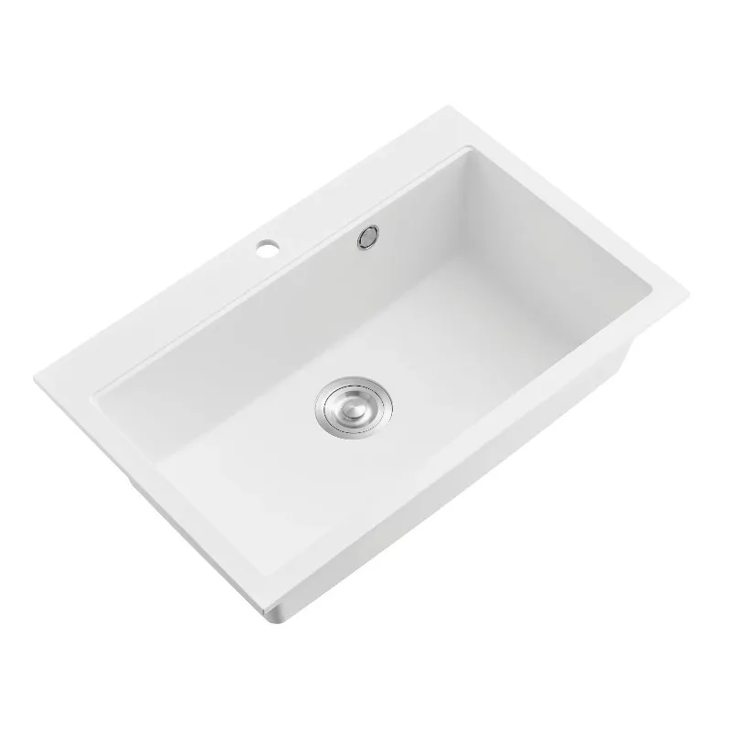 Lavello in Porcellana di Giada per Uso Alimentare, Resistente alle Macchie, per Cucina 780x500x248mm