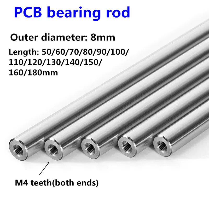 

2PCS Fixture Pillar D8*80/90/100/110/120/130/140mm Test Stand Support Rod Electroplating Fixture Bearing Column