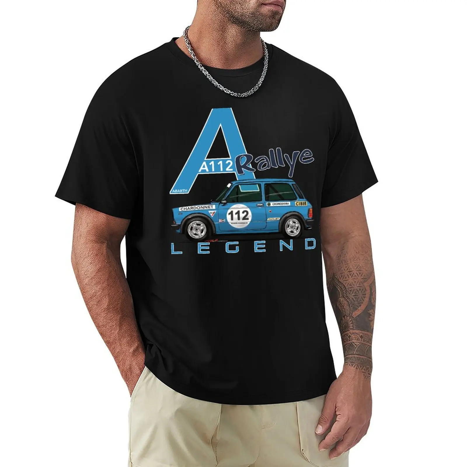 

A112 AB Rally Legend T-Shirt man t shirt anime t shirt men