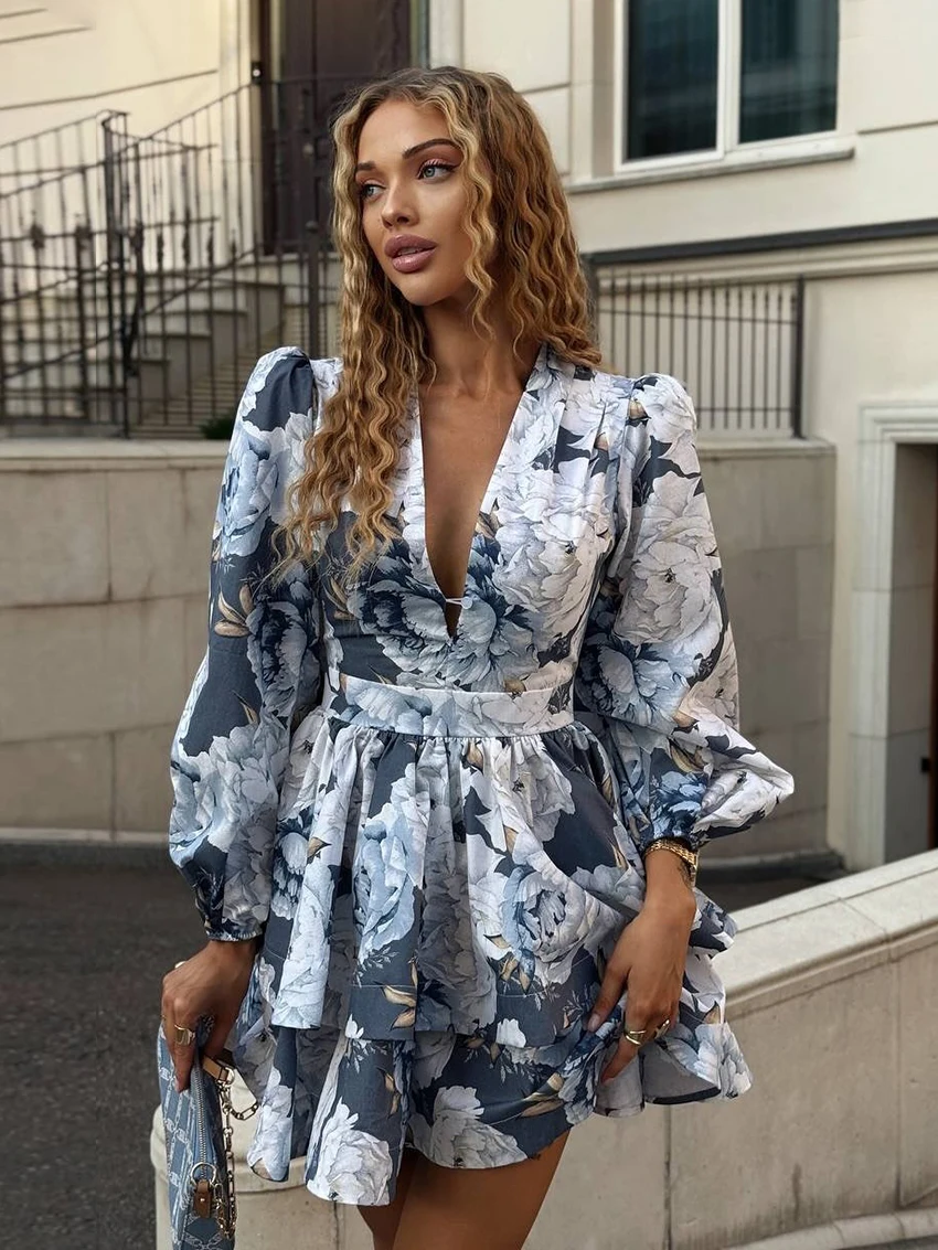 marthaqiqi-decontracte-dames-pyjama-a-lacets-nuisette-a-manches-longues-vetements-de-nuit-sexy-col-en-v-vetements-de-nuit-mini-robe-impression-femme-chemise-de-nuit