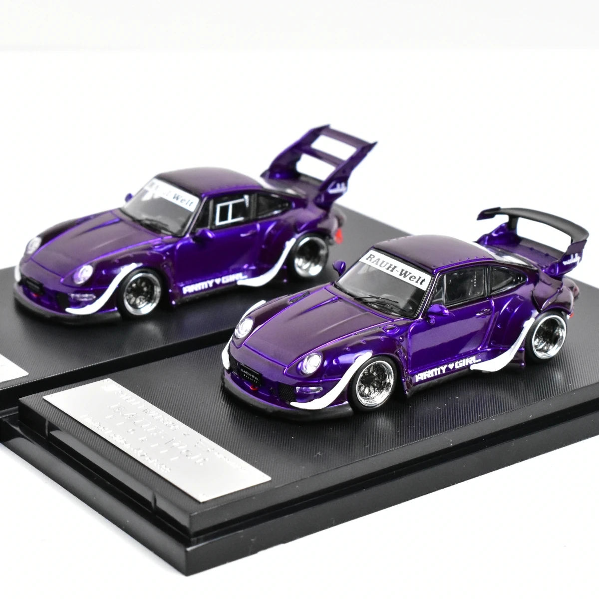 SW 1:64 기념품 RWB 993 미니어처 다이캐스트 모델카
