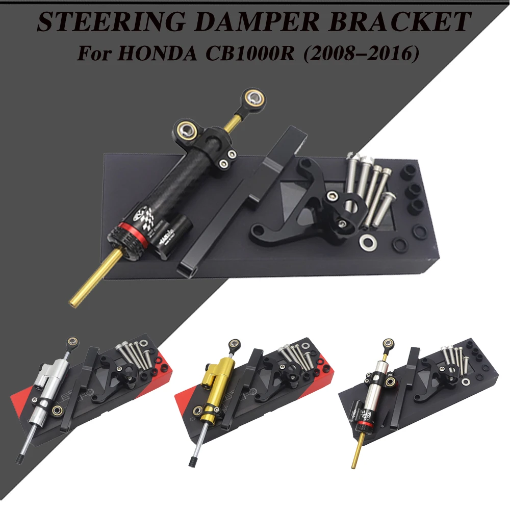 

Accessories For HONDA CB1000R CB 1000R 2008-2016 CNC Steering Damper Stabilizer Shock Absorber Direction Mount Bracket CB 1000 R