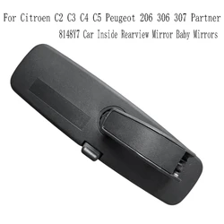 8148Y7 Car Inside Rearview Mirror Baby Mirrors For Citroen C2 C3 C4 C5 Peugeot 206 306 307 Partner