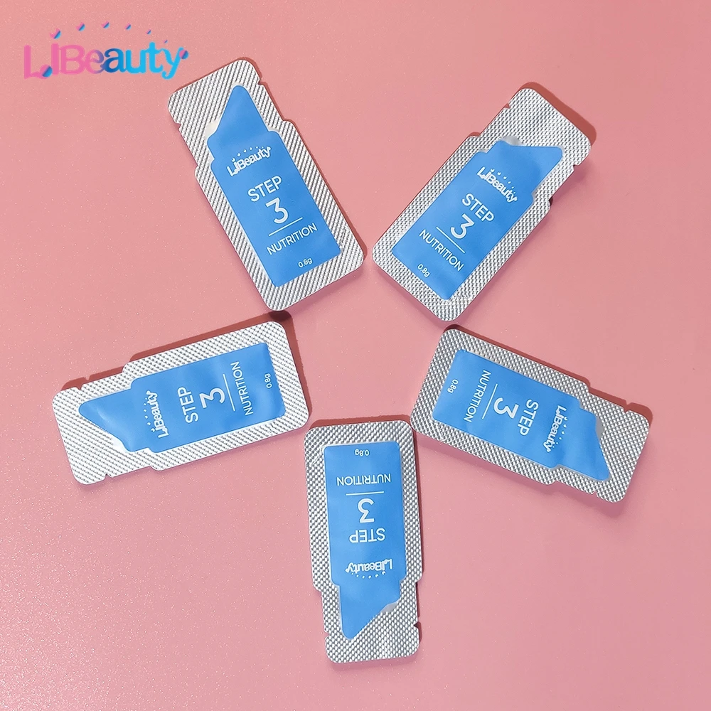 Libeauty 5 Pieces/Lot #1#2#3#4 Sachet Lash Lift Kit Eyelash Perm Lotion 8 to 12 Minutes Lifting Eyelash Lashes Serum Eye Makeup