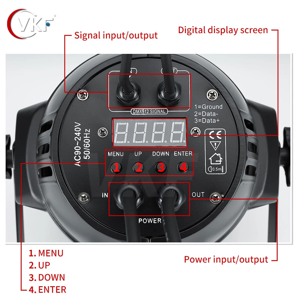 LED Par 200W COB Light With Warm White 2IN1 Ultraviolet Lamp Face Lights Stage DJ Controller Disco Spotlight Church Market