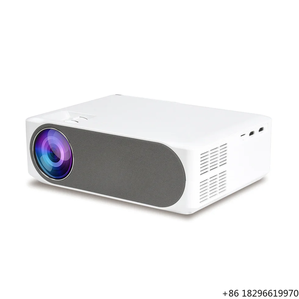 Mini LED Video Projector 1080P HD Smart WiFi Wireless Phone Connection Home Cinema Outdoor Portable Projector