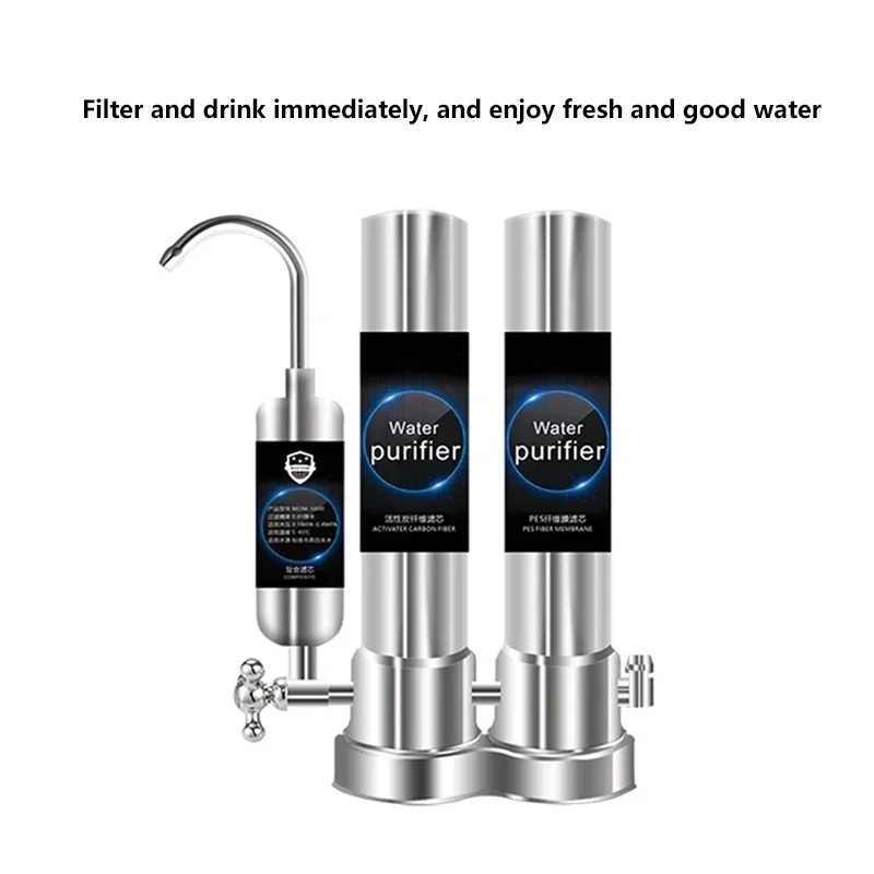 Elettrodomestici Depuratore d'acqua Per uso domestico Bere diretto Desktop Ultrafiltrazione Depuratore d'acqua Steve Filtro per rubinetto da cucina