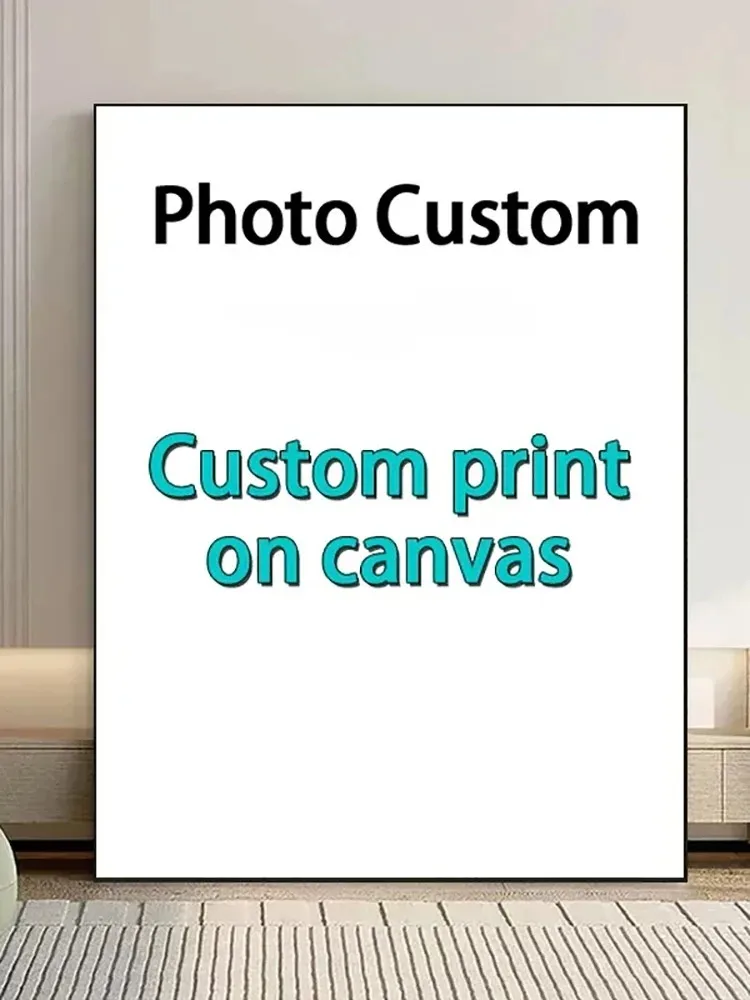 SELFLESSLY Your Customed Canvas Painting Wall Art Poster Prints For Living Room,Bedroom Your Family Photo Custom Print Unframed