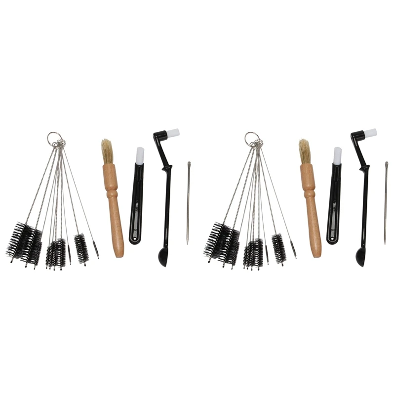 

10 Pcs Coffee Machine Cleaning Set Coffee Grinder Brush Coffee Machine Group Head Cleaning Brush