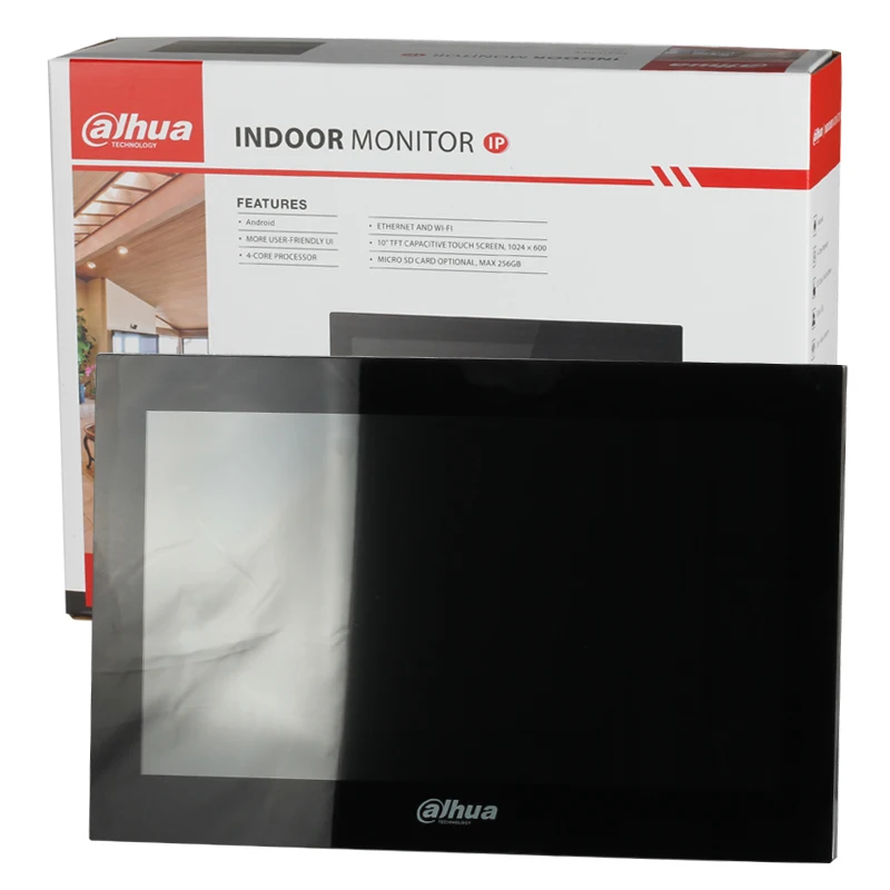 Dahua VTH5341G-W Android Poe 10-Inch Digitale Binnenmonitor Video Intercom Ingebouwde Luidspreker Multilang Draadloze Deurbel Securit