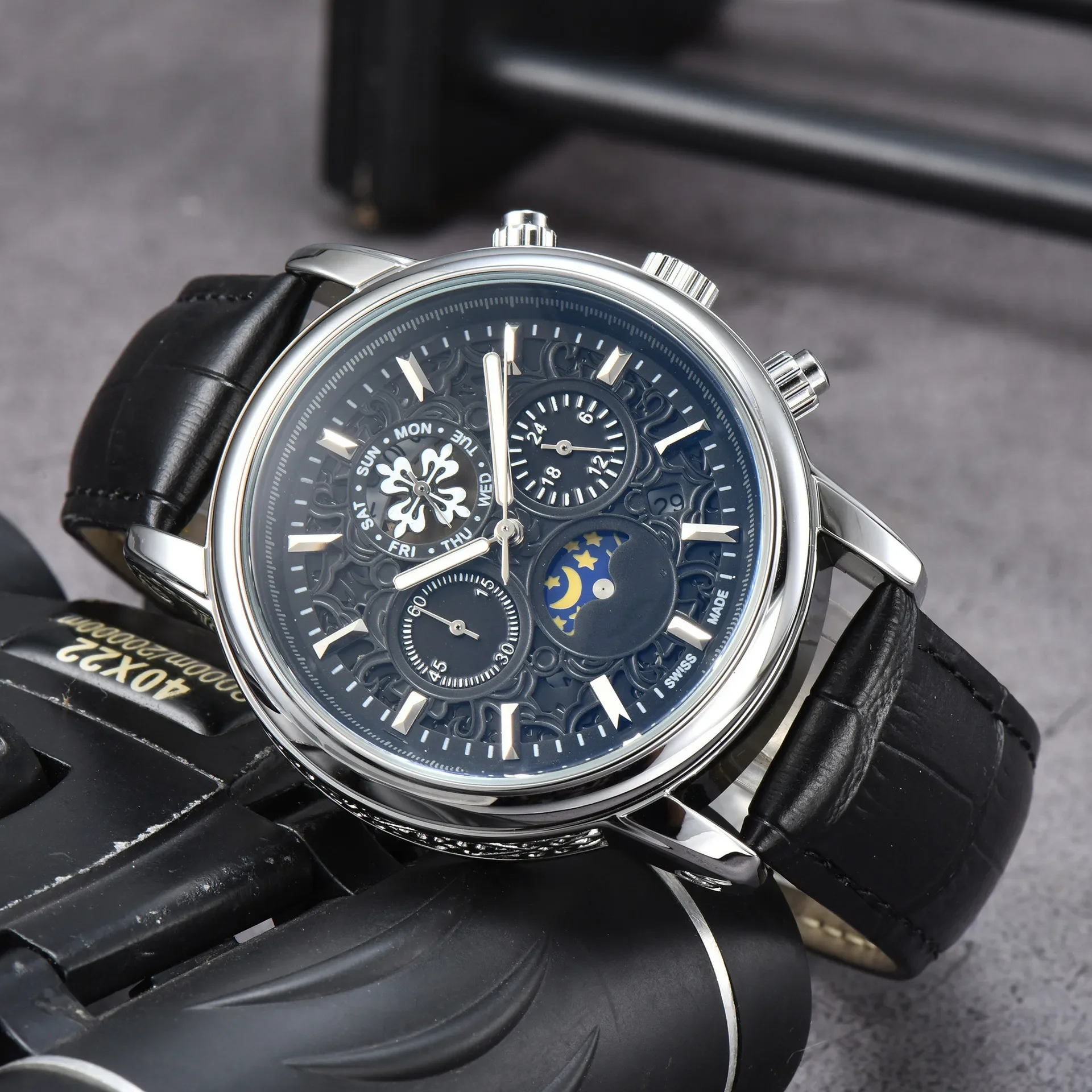 ساعة توربيون فاخرة من أفضل العلامات التجارية للرجال، ساعة عمل عصرية للرجال، كاجوال رياضية مقاومة للماء للرجال، ساعة ميكانيكية أوتوماتيكية #4