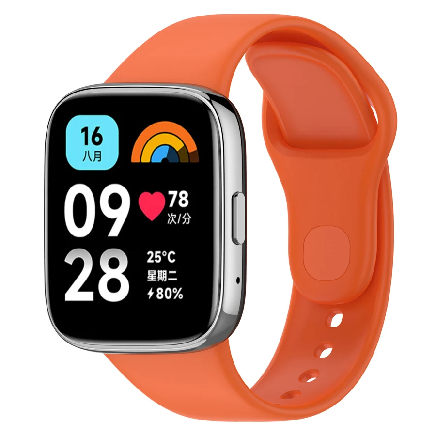 Band voor Xiaomi Redmi Watch 3 Active/Lite riem Siliconen band armband voor Redmi 3 Lite/Active vervangende horlogebanden riem
