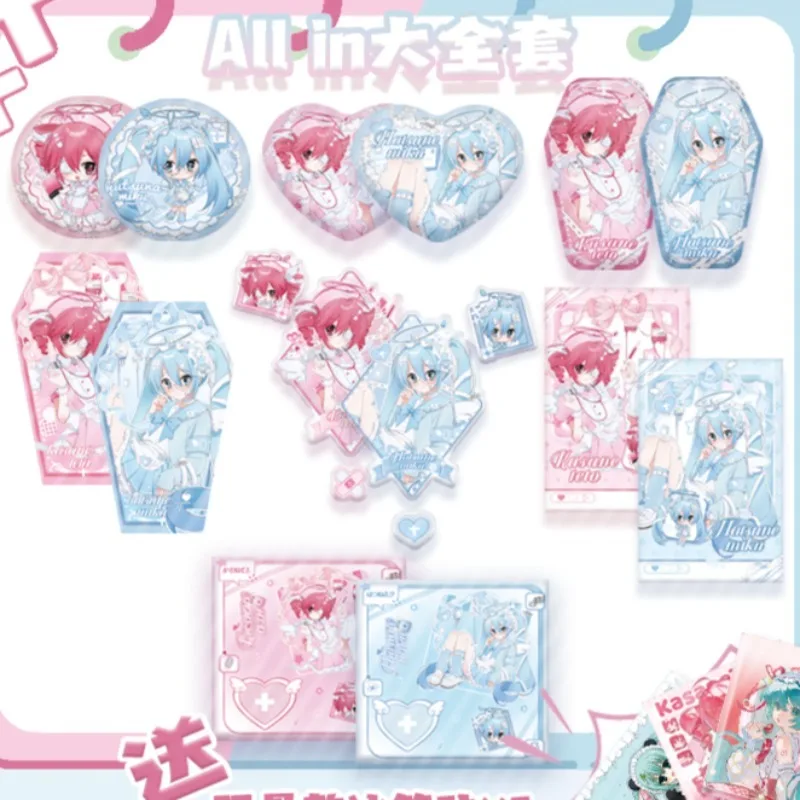 

Hatsune Miku Kasane Teto Badge Acrylic Stand Figure Hatsune Miku -Project DIVA- Anime Peripheral Medical Angel Modeling Ornament