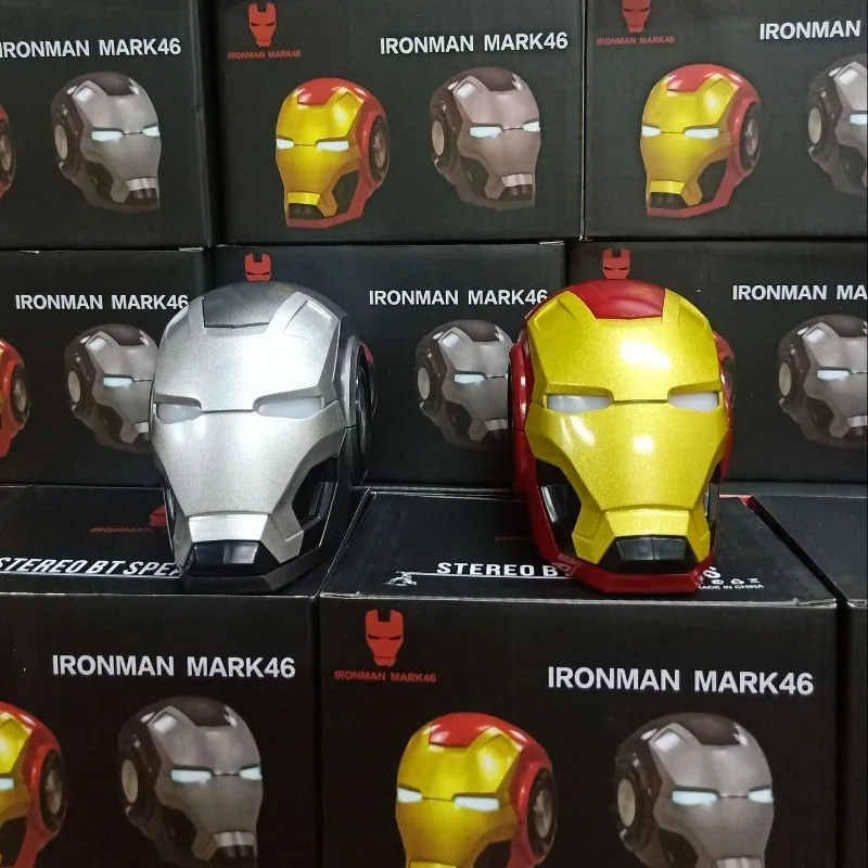 

Marvel Anime Iron Man Bluetooth Speaker Spider Man Sound Mini Subwoofer Boyfriend Birthday Gift Christmas Surprise Gift