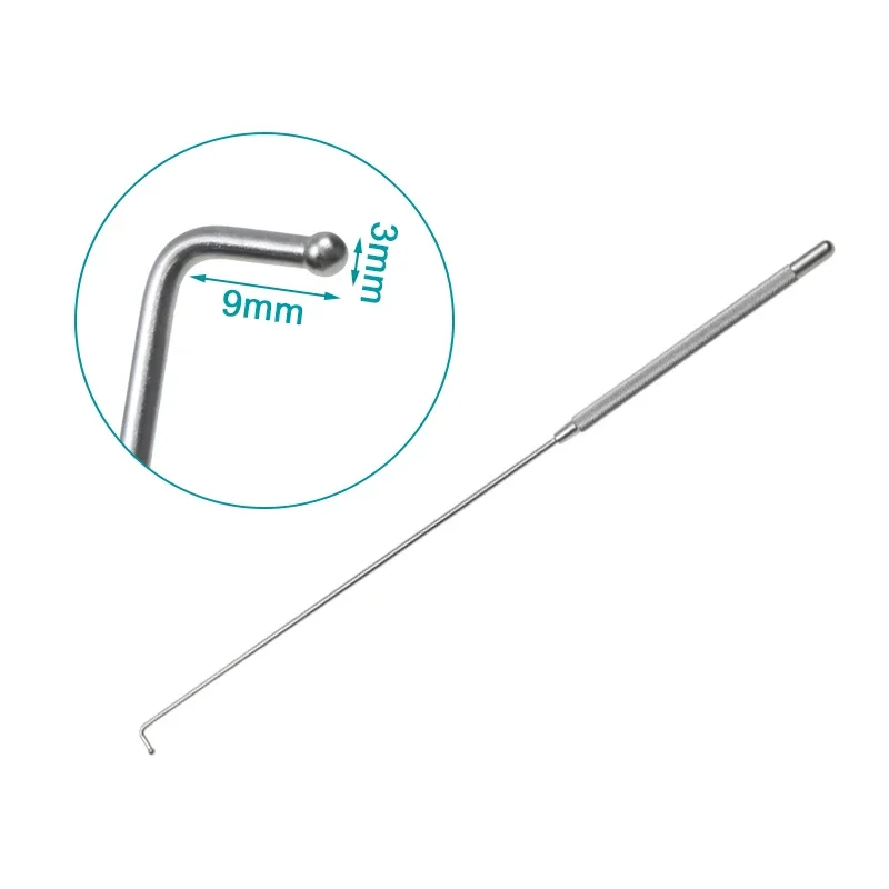Sonde de racine de nerf en acier inoxydable, canal de touristes, médical, lombaire, sonde de pédicule, Orth4WD, propor, 278mm, animal de compagnie