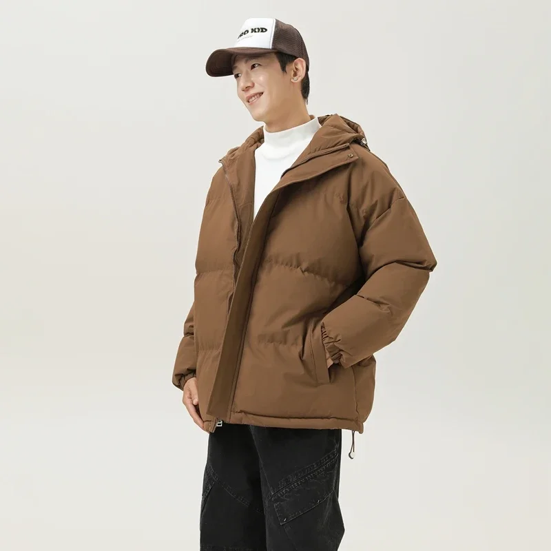 Winter Outdoor Comfortable Casual Thick Warm Cotton Clothing Fashionable and Versatile Cold Resistant Breathable Hooded Jacket