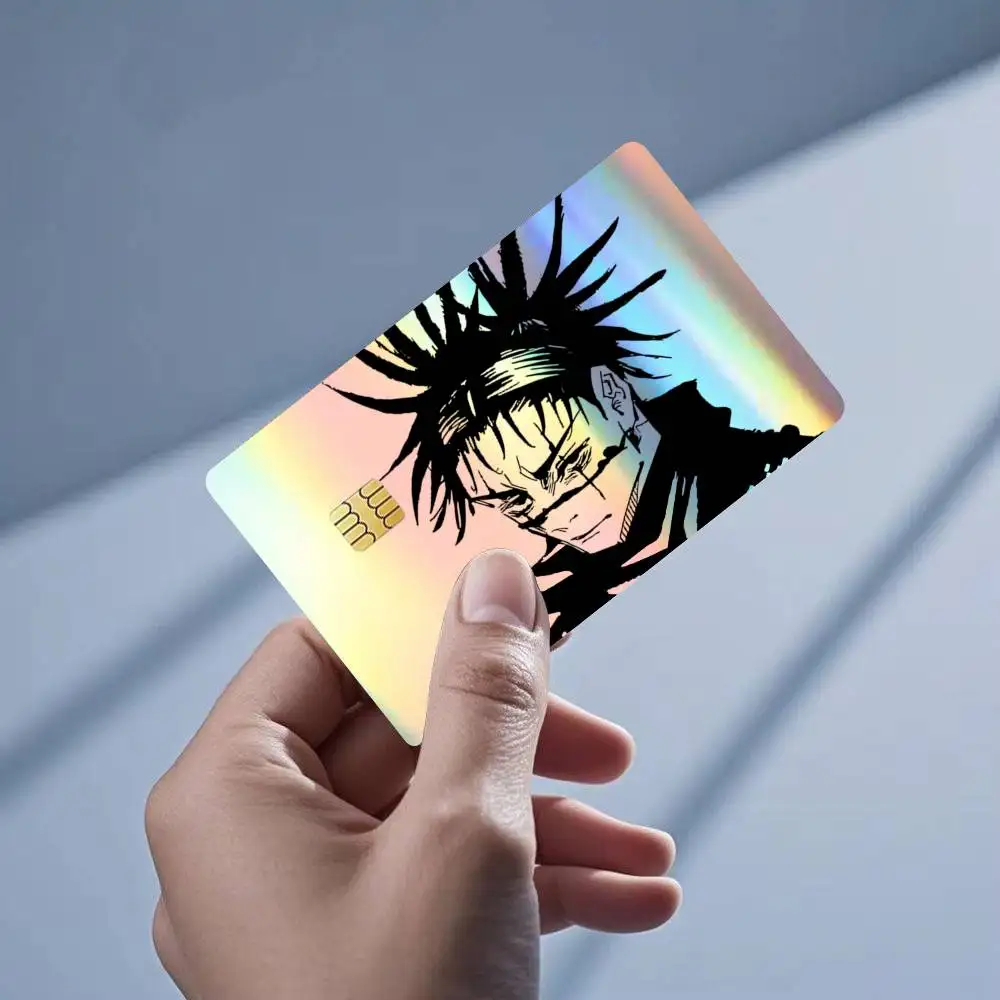 Jujutsu C-Choso Cool Laser Holographic No Fade Credit Bank Debit Card Skin Sticker Film