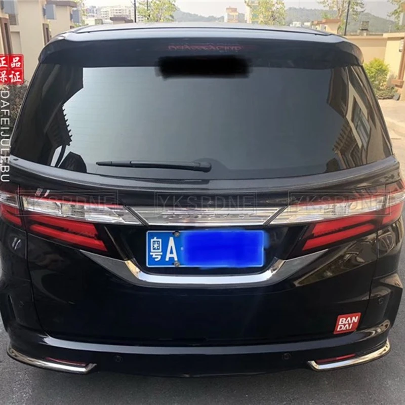 

For Honda Odyssey 2015-2019 high quality Carbon Fiber rear boot Wing Spoiler Rear Roof Spoiler Wing Trunk Lip Boot Cover