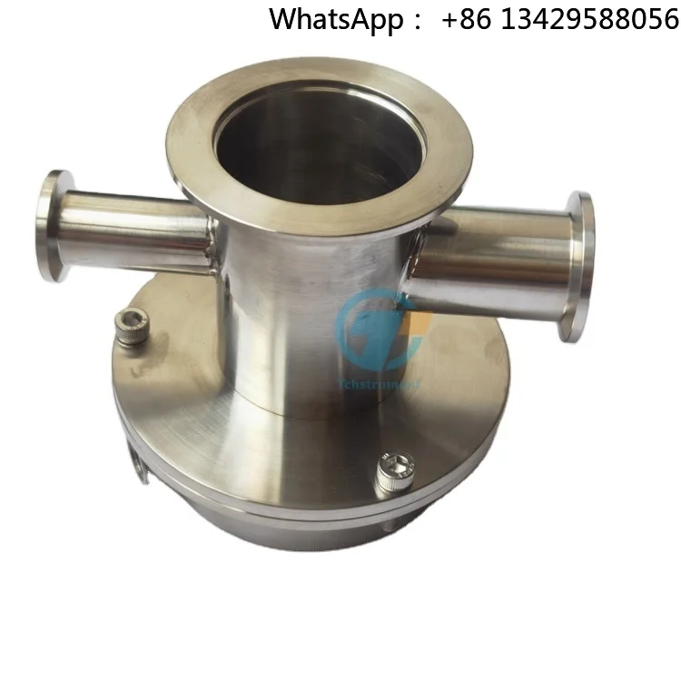 

Water Cold Vacuum Sealing Assembly Flange for Quartz / Alumina Tube with KF Ports KF16 KF25 KF40 KF50
