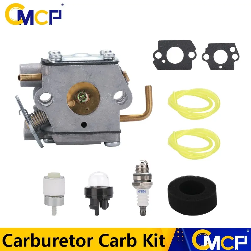 

CMCP Carburetor Carb Kit for MTD for Troy-Bilt TB10CS TB20CS TB20DS TB65SS TB70SS TB90BC Trimmer Replacement Garden Tool Parts