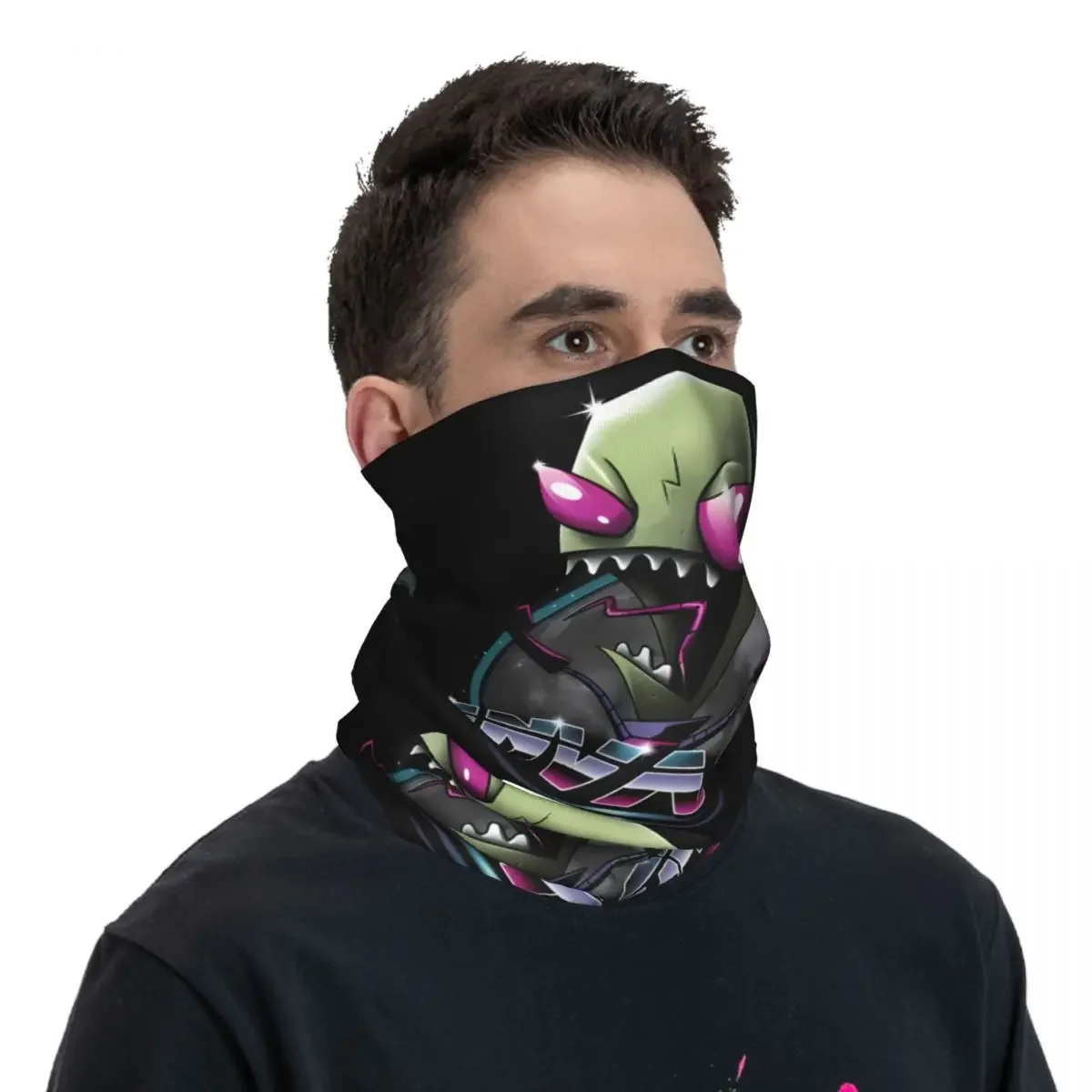 Poster Scarf Neckerchief Neck Face Mask Polyester