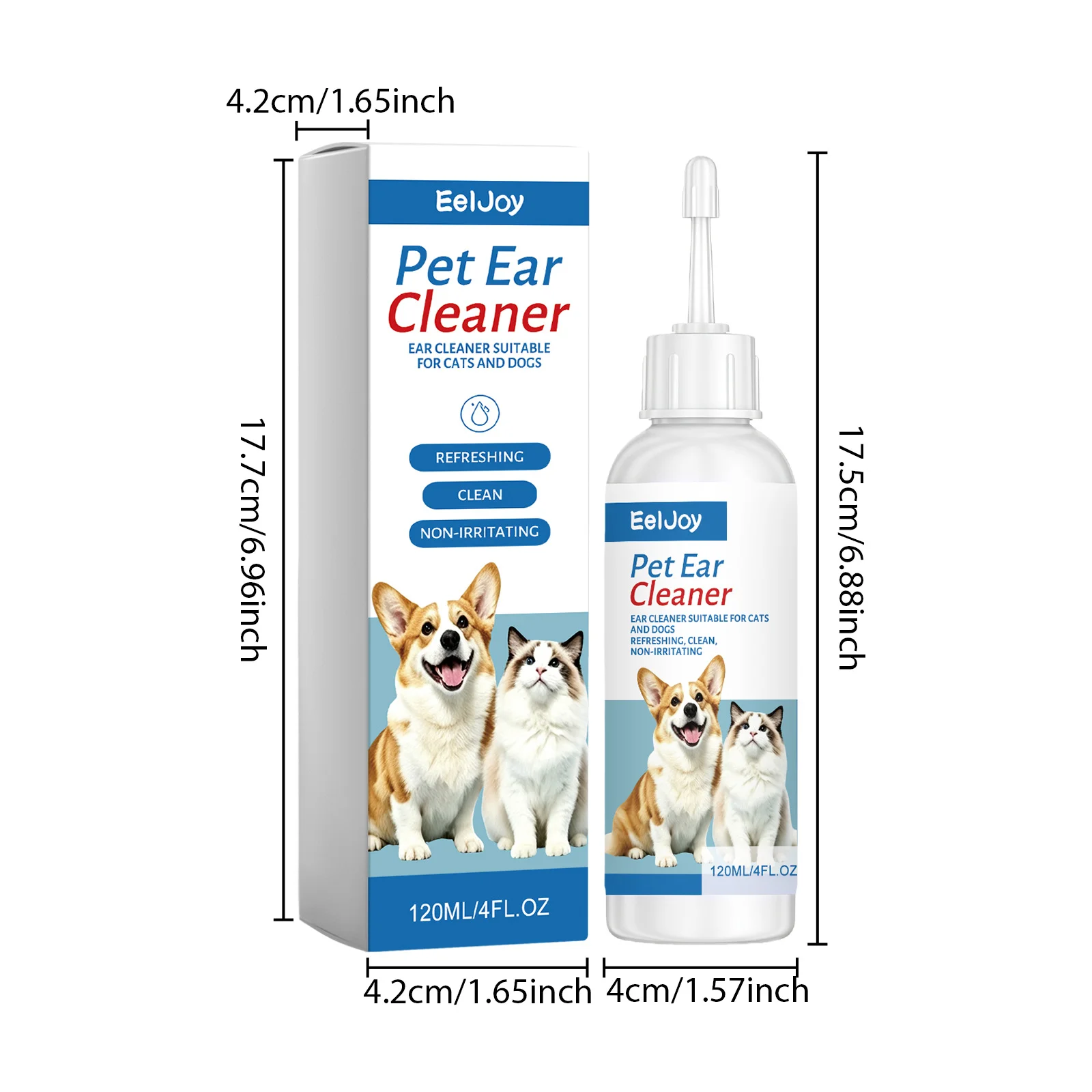 Limpador Suave de Ouvidos para - Pet Ear Cleaner avaliação e preço