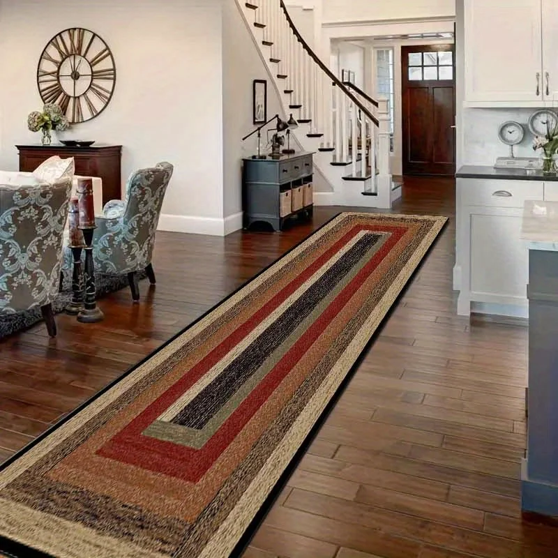 1pc  Kitchen Mat, Featuring Modern Patterned Prints. This Mat Isened, Non-Slip, And Durable, Suitable for The Kitchen, Living