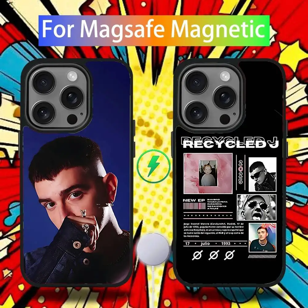 

Recycled J Phone Case For iPhone 17,16,15,14,13,12,11,Pro,Max,Plus,Mini,SE4,E Magnetic Magsafe Wireless Charging