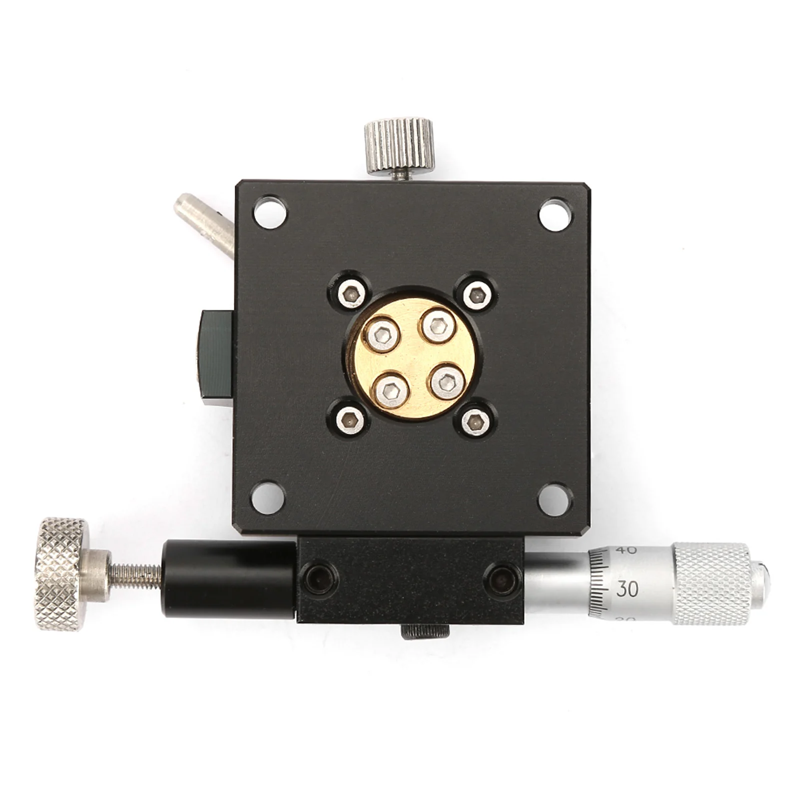 R Rotating  R38 Manual Rotation Stage Rotating  Precision Bearing Sliding Tuning Stage 38mm*20mm Sliding Stage