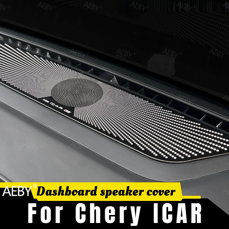 

AEBY For Chery ICAR car dashboard speaker cover decoration,Speaker cover decorative frame,patch,Car interior accessories