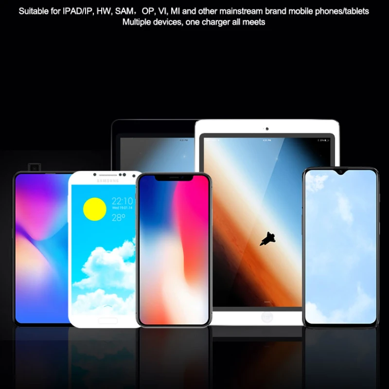 RELIFE USB Port Digital Display Universal Fast Charge Mobile Phone Charger for Tablet PC iPhone Xiaomi HUAWEI OPPO vivo Samsung