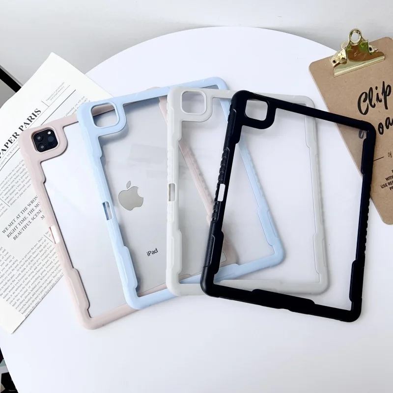 

For iPad 10.2 7th 8th 9th Case iPad A16 11th10th Generation Acrylic Cover for iPad Pro 12.9" 13" Air 11" 2025 2 3 4 5 9.7 Funda