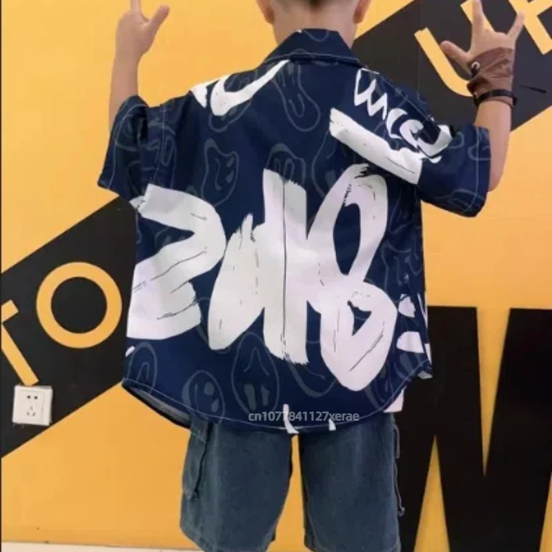 Costumes de danse de rue pour enfants, ensembles chemises et jeans cool et beaux pour garçons et filles, Costumes de danse hip-hop pour enfants