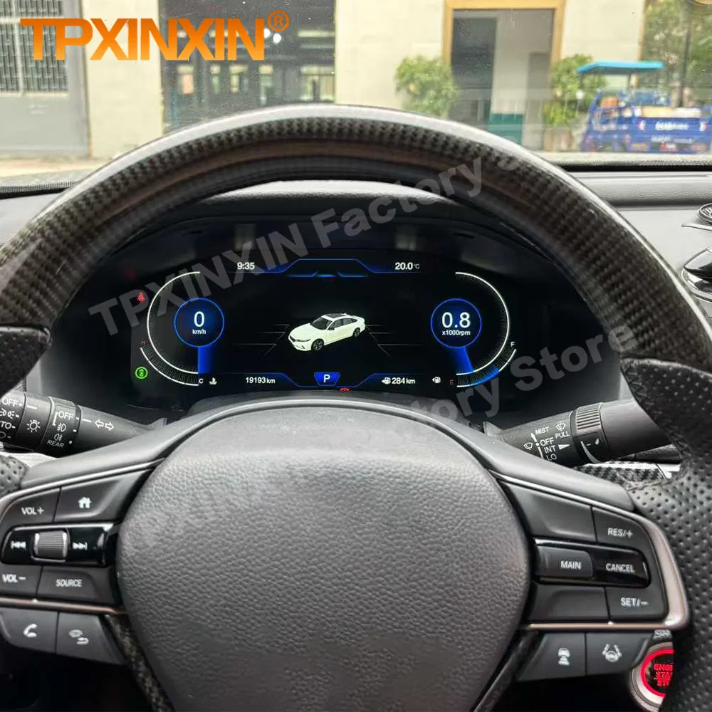 Plug and Play LCD Dashboard  For Honda Accord 10 Digital Dash Panel Gauges Instrument Cockpit Speedometer Dashboard Cluster