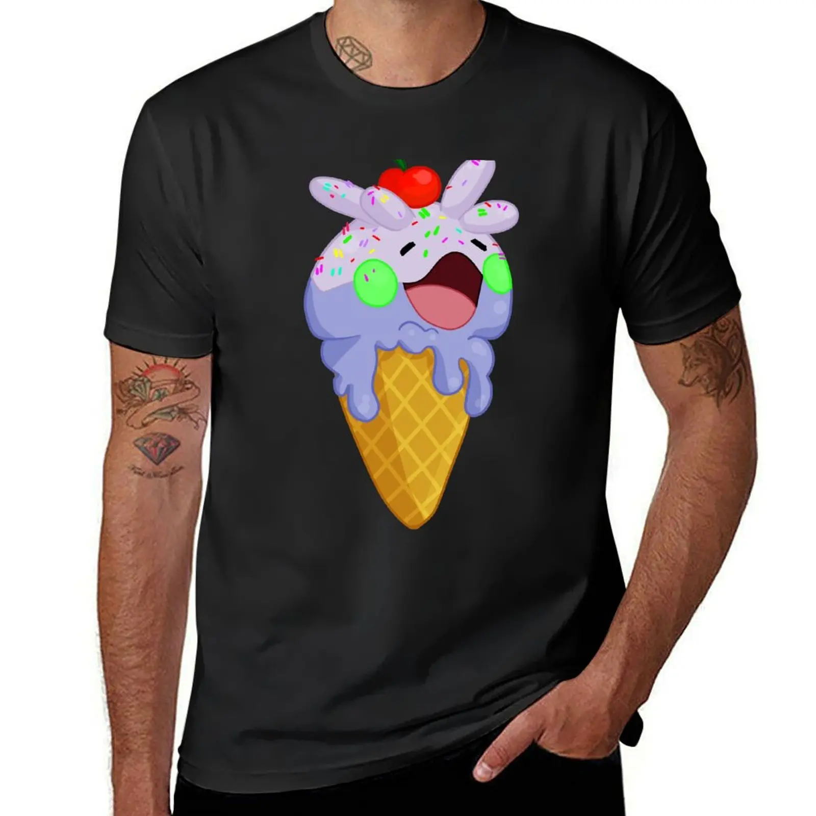 Ice Cream Goomy T-Shirt animal prinfor boys summer tops men clothes