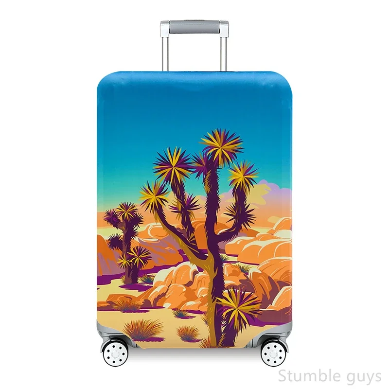

Elastic Suitcase Cover Protective Anti-Wear Washable Dustproof Luggage Protector Reliable For Vacation & Business 18-32 Inch