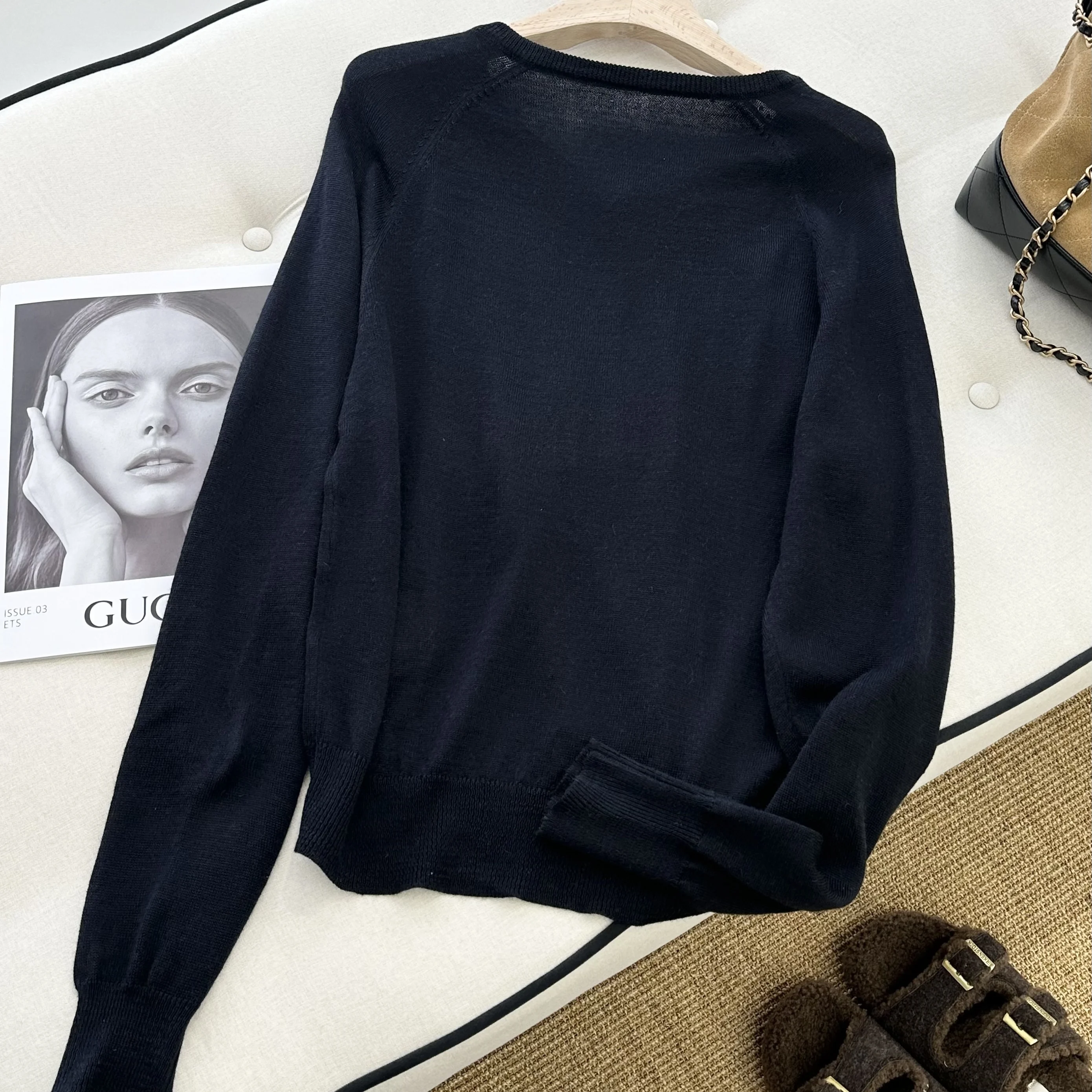 

Свободный вязаный свитер с V-образным вырезом и узором в виде собак, с бахромой, женский, модный, осенне-зимний, теплый, мягкий, хлопковый топ. Универсальный.