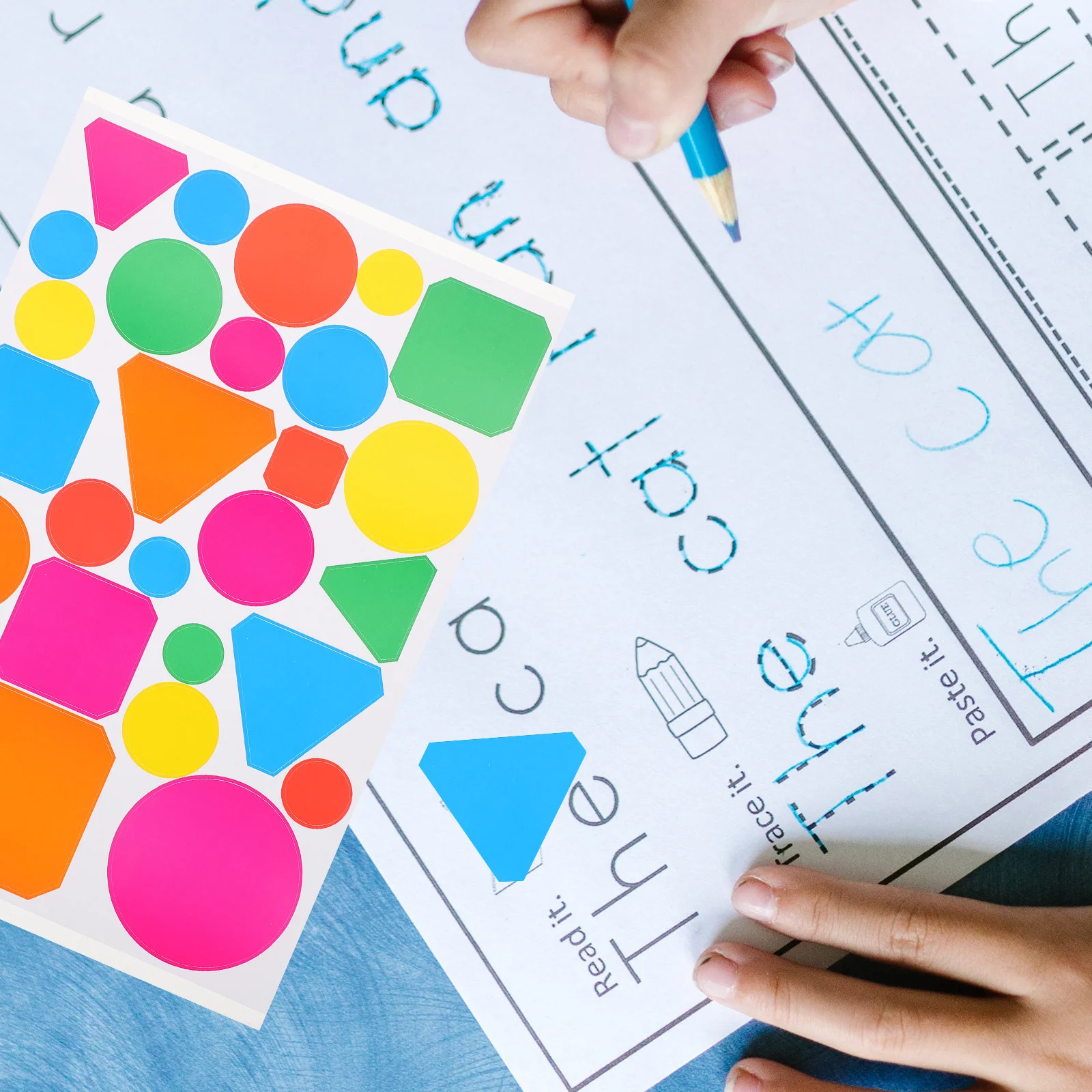 

50 Sheets Decorative Reward Stickers Irregular Kindergarten Multi-Function Classroom Small Supply