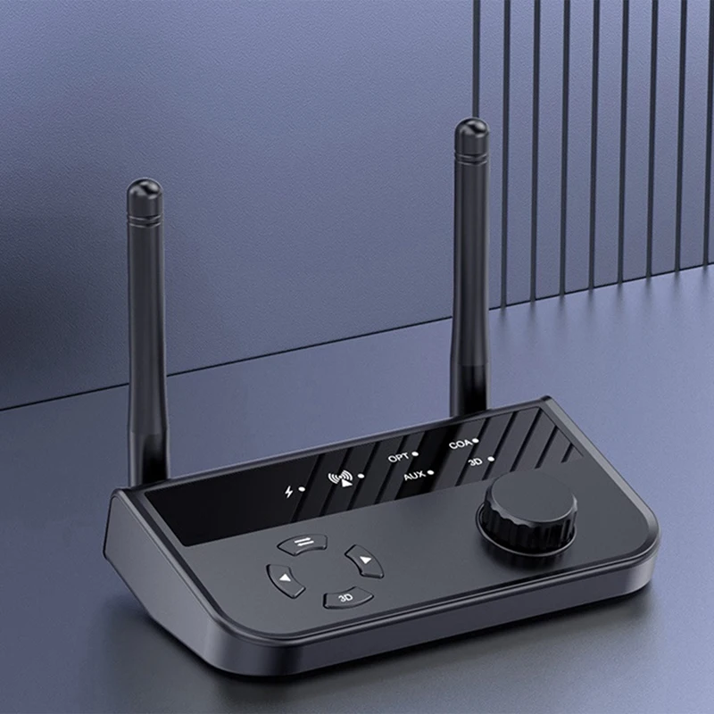 5.3 جهاز استقبال موسيقى بلوتوث ثلاثة في واحد يدعم الألياف البصرية المحورية/AUX إشارة رقمية جودة صوت ثلاثية الأبعاد B41-A22U