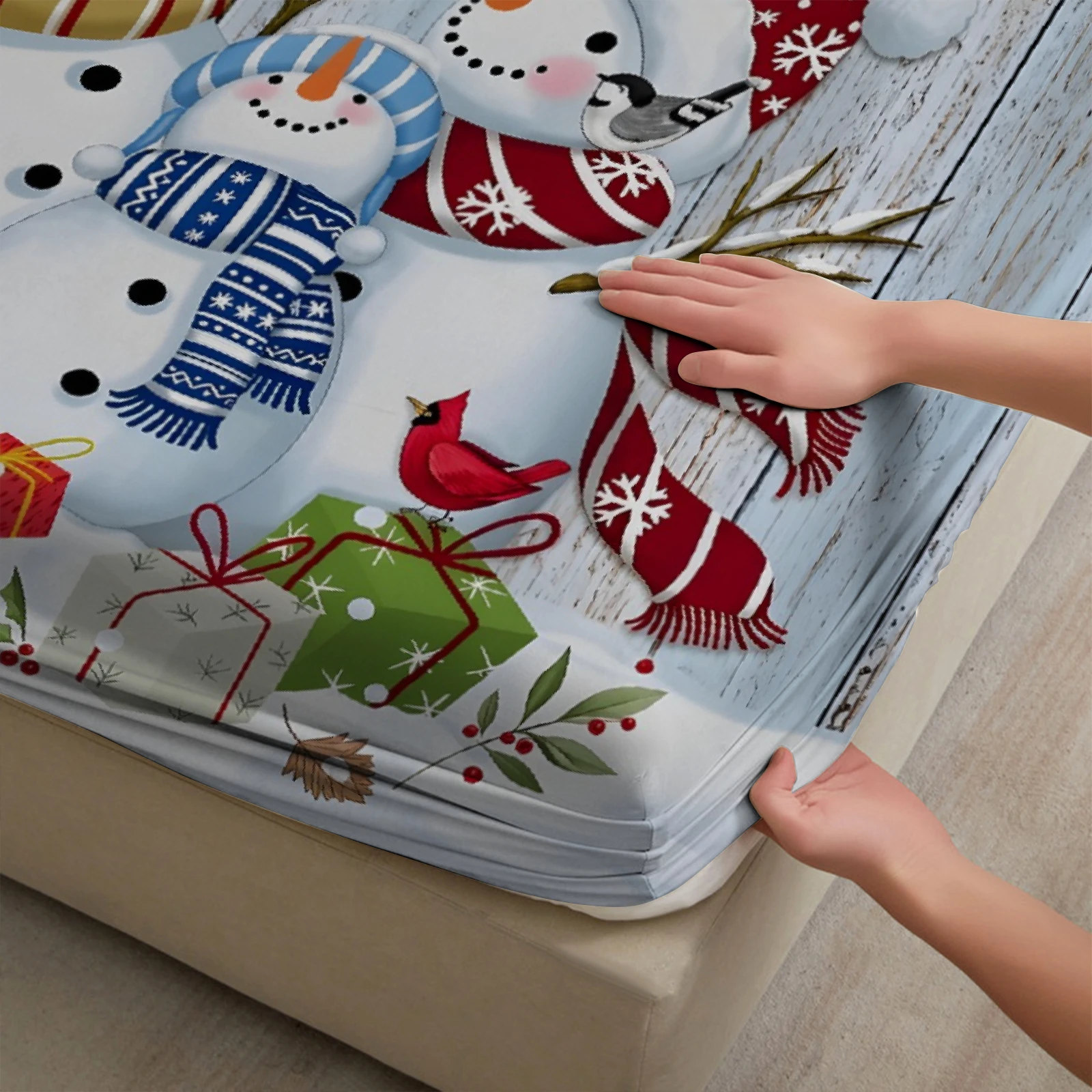 1 Stück Weihnachts-Spannbettla – Fitted Bed Sheets Deep Pocket Bewertung und Preis