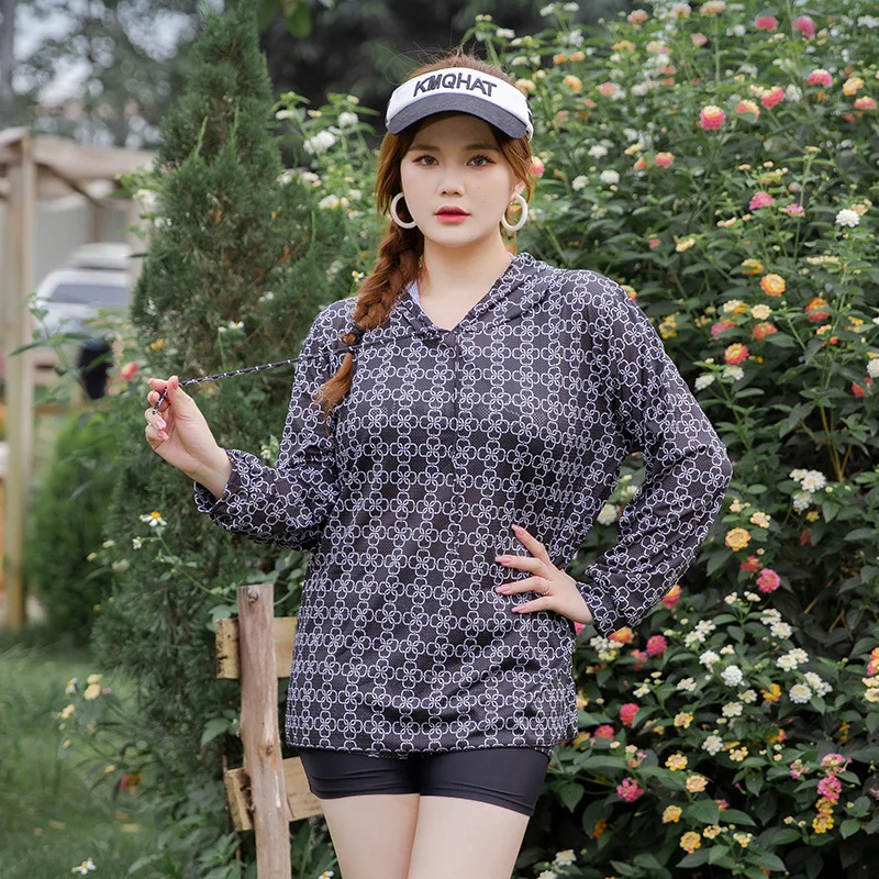 

Oversize Three Pieces Set Swimsuit Women Black Dress Sexy Fat Student Ladies Plus Size Swimwear Transparent Skirt Bathing Suit