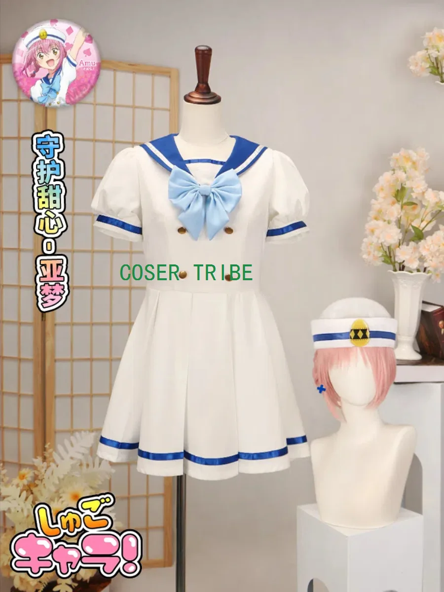 

Shugo Chara Hinamori Amu Sailor Suits Dress Cosplay Costume Cos Game Anime Party Uniform Hallowen Play Role Clothes Clothing