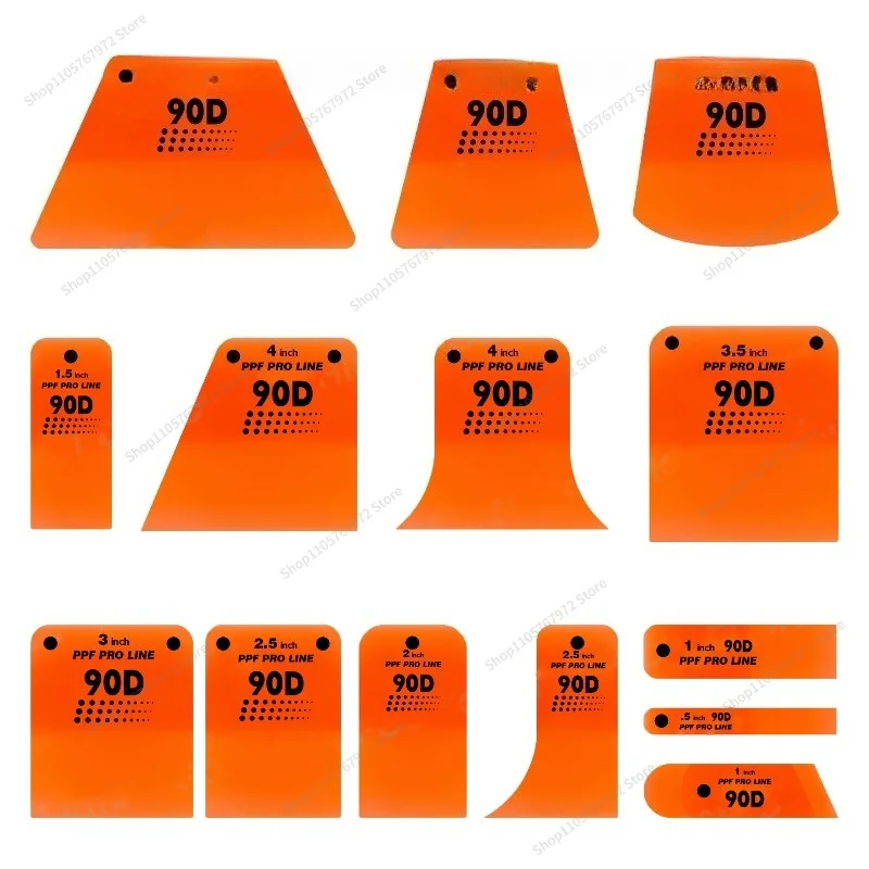 For the new car film tool beef tendon scraper with magnetic invisible car clothes TPU scraper color box set