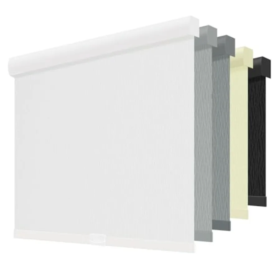 

ChrisDowa Cordless out Roller Shades for Windows, Striped Free-Stop Window Blinds with Privacy, Thermal Insulated Window Shades