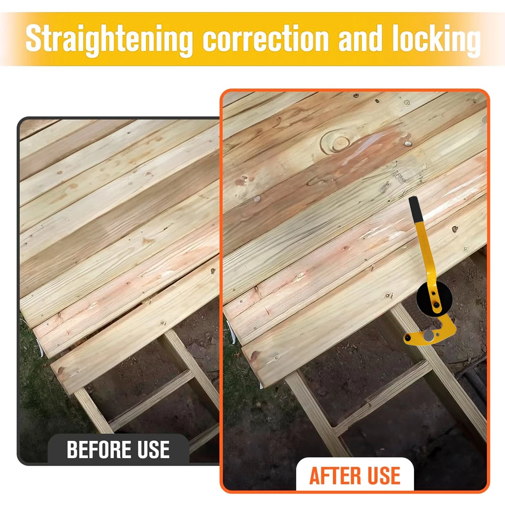 أداة فرد لوح سطح السفينة مع مشبك قابل للتعديل، لتركيب التزيين المركب، تركيبات بندر لمفصل المعادن والخشب