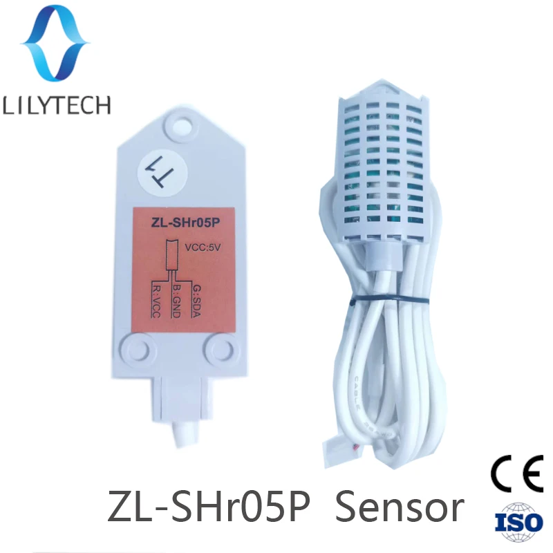 

ZL-SHr05P, Humidity and temperature sensor, for LILYTECH controllers.