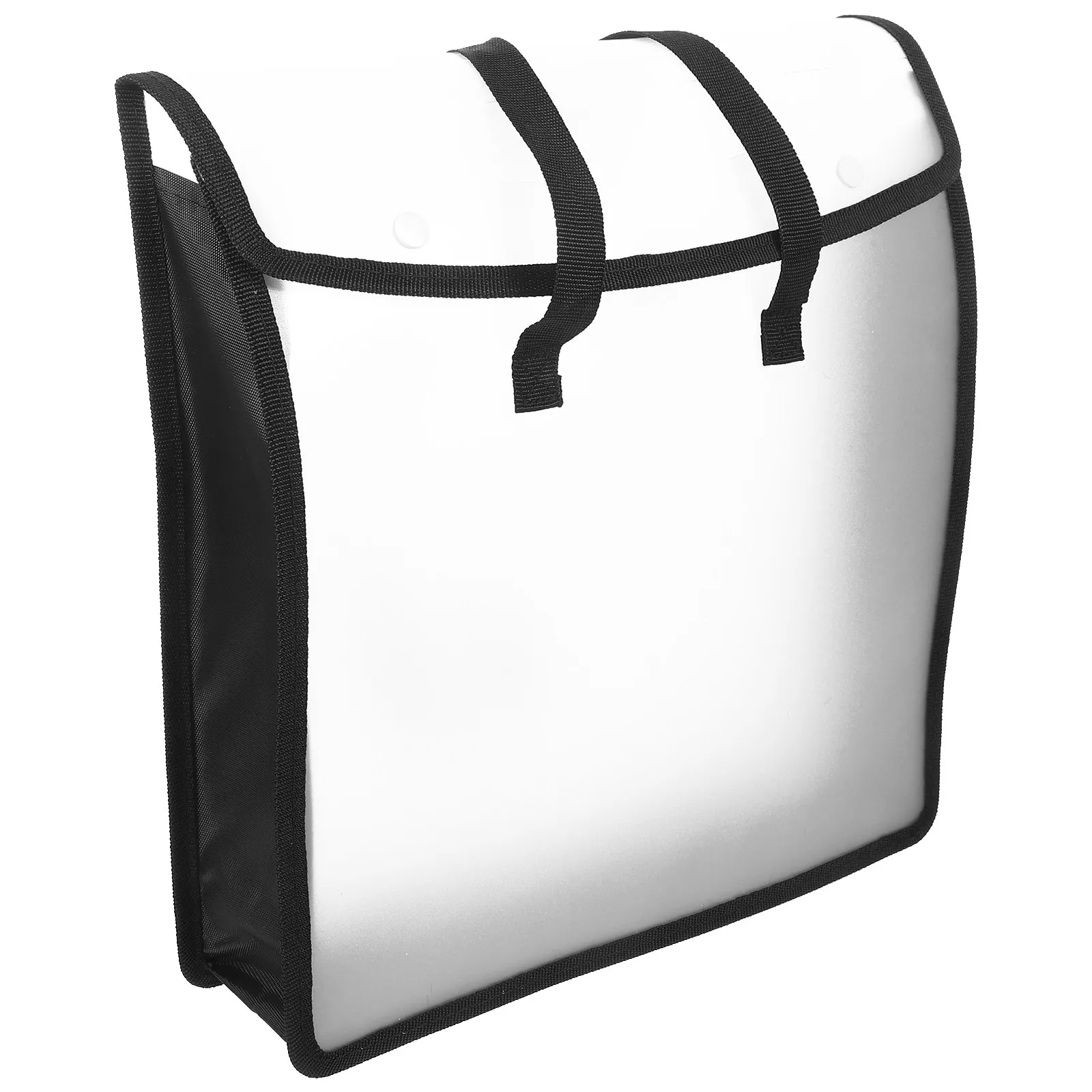 

Compact Lightweight PVC Document Pouch Buckle Fastening Large Capacity for Contracts Bills Statements Receipts Coupons File