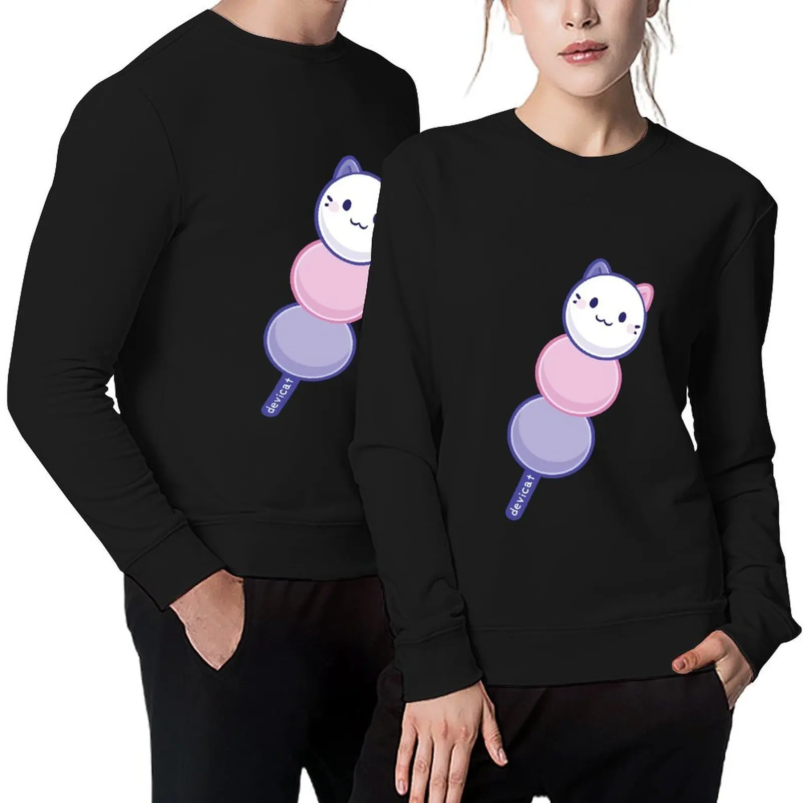

CandiCat Dango  2022 Pullover men's clothes mens clothing mens clothes korean style clothes men's sweatshirts