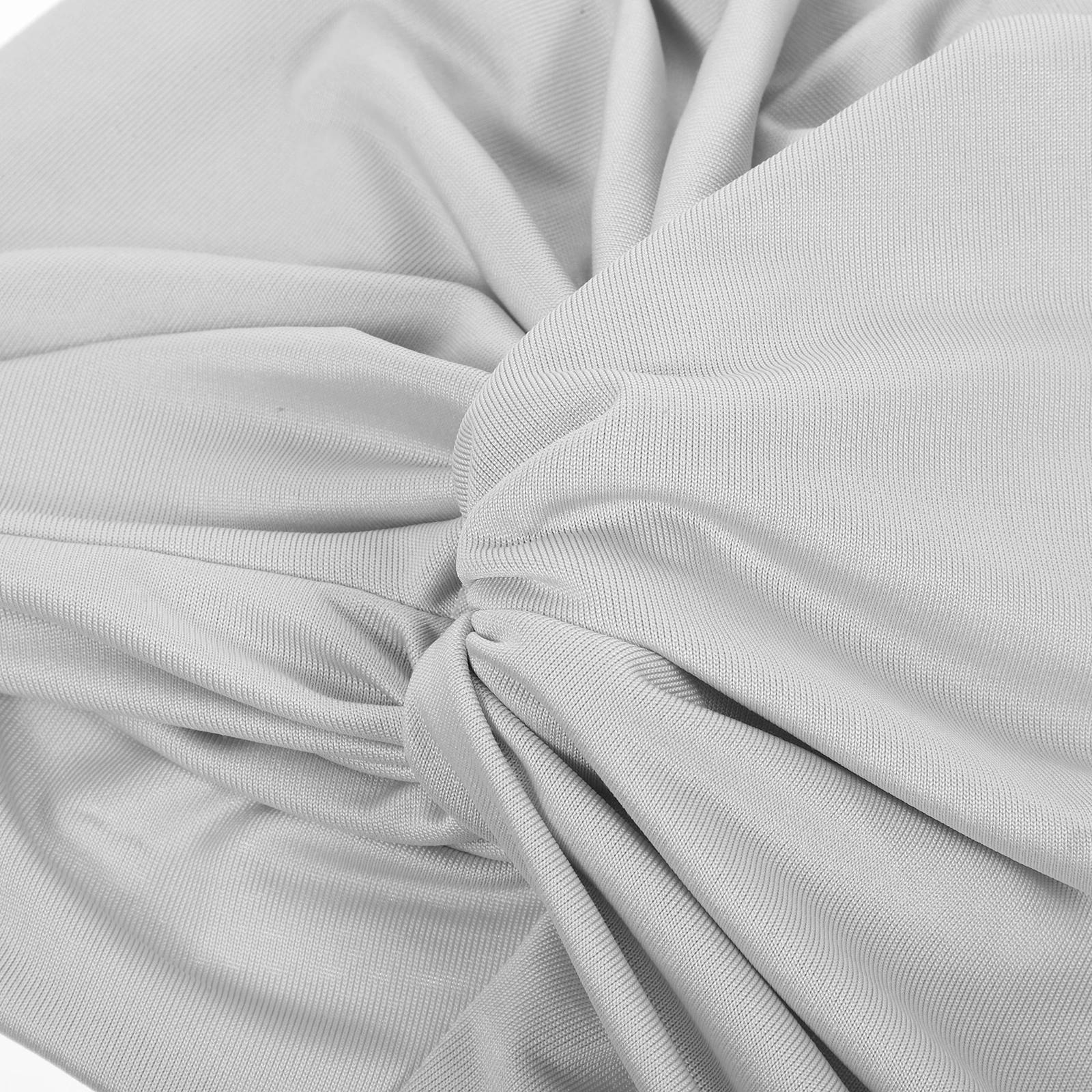 여성을위한 섬세한 Pleated Stretchy 나일론 수영 모자 대형 맞는 머리 수영장 비치 모자 편안한 성인 수영 모자